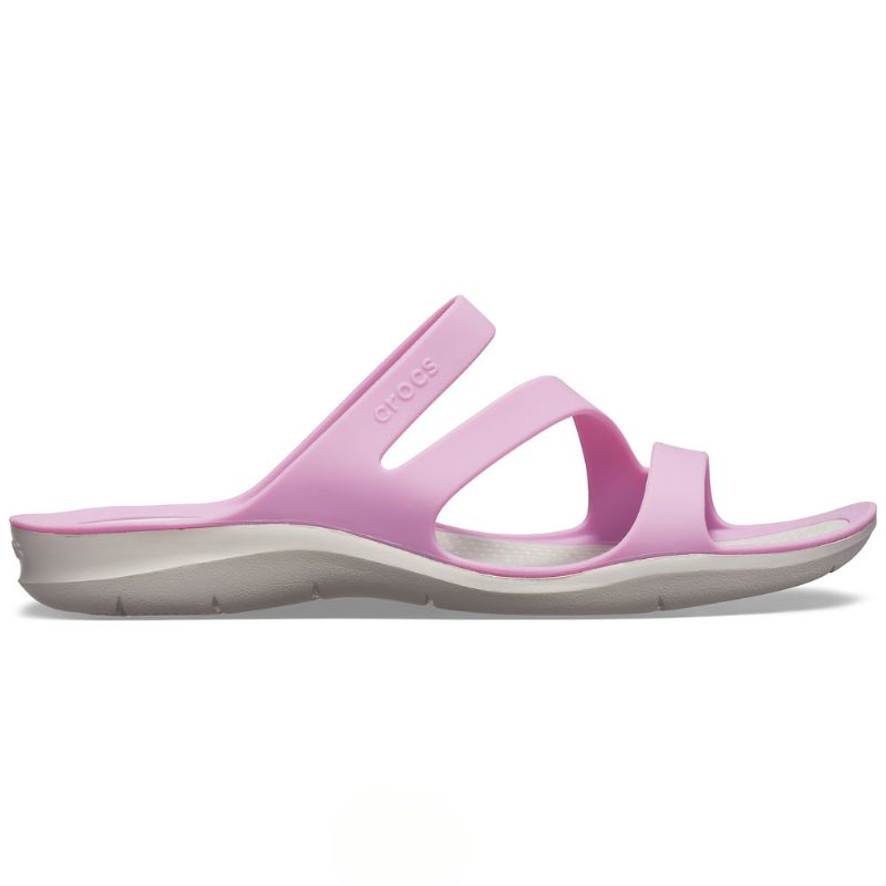 Crocs Womens Swiftwater Sandal Violet/Pearl White UK 4 EUR 36-37 US W6 (203998-5PD)